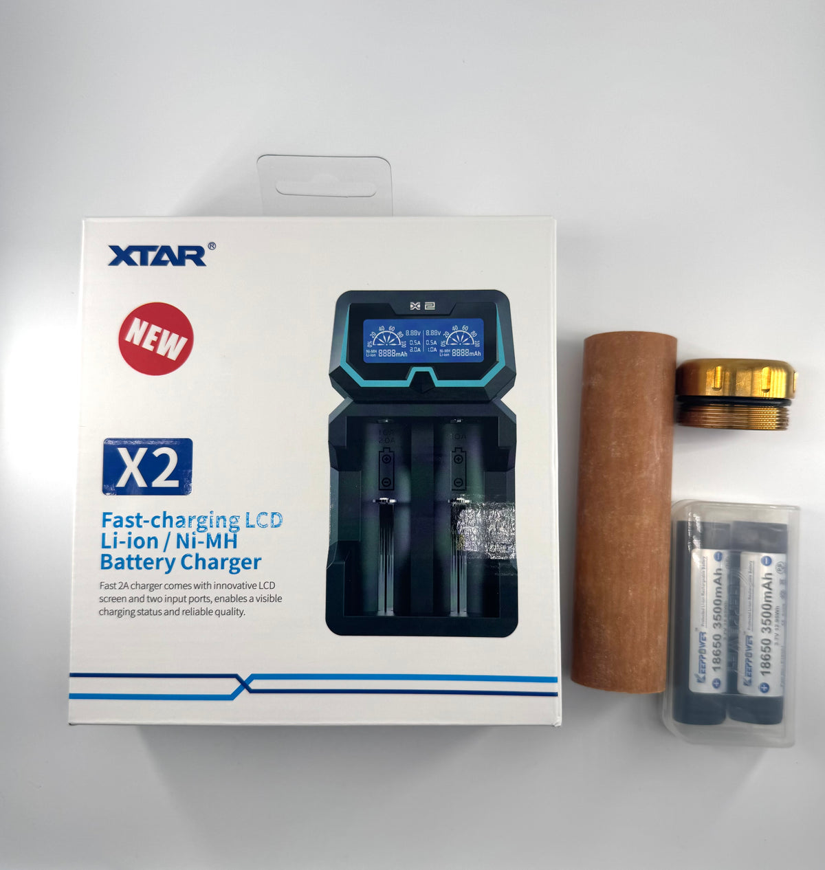 Maglite 2D Li-ion 2x 18650 Adapter