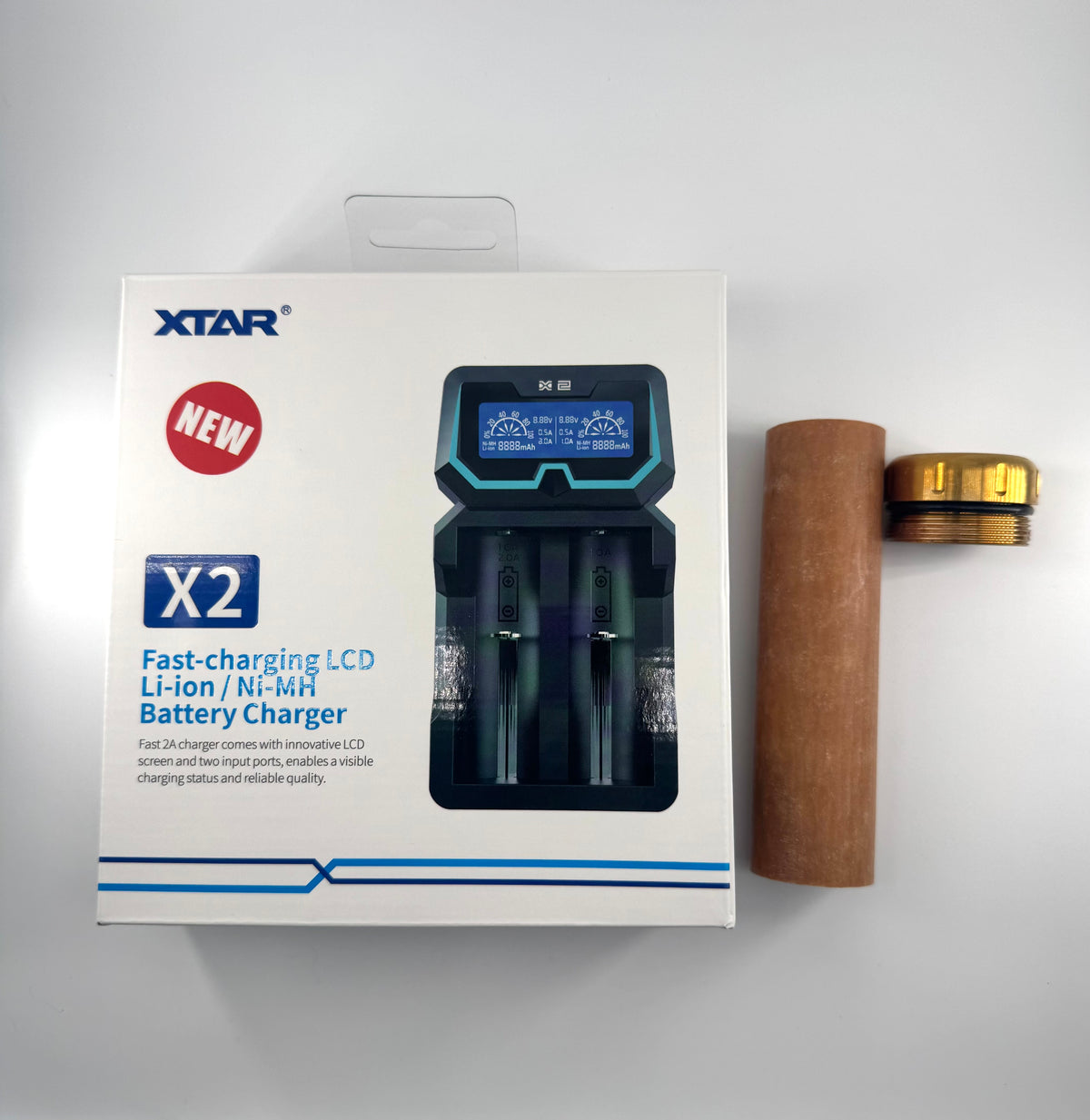 Maglite 2D Li-ion 2x 18650 Adapter