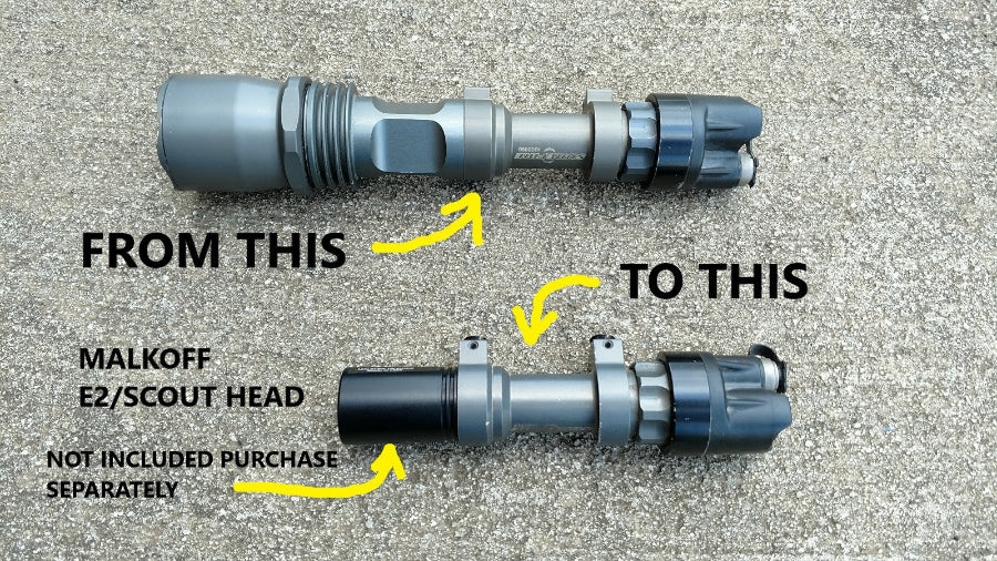 MD90 Adapter for Surefire MH90 Body